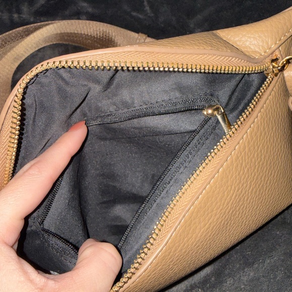 Tan Leather Crossbody Bag - Picture 5 of 8